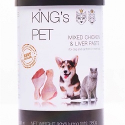 Pate hỗn hợp gà cho chó mèo từ 1 tháng tuổi 380g KING'S PET THE PET - 380g