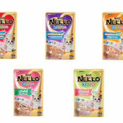 Pate Nekko NK Thailand 70gr - Creamy - Kitten - Cá ngừ và cá bào dạng kem