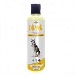 Sữa tắm cho chó Diva - dưỡng lông , chống rối - Vàng