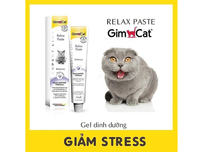 GimCat - Gel dinh dưỡng giảm căng thẳng