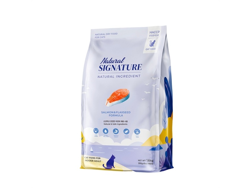 Hạt mèo Natural Signature - Salmon Flaxseed 1.6Kg