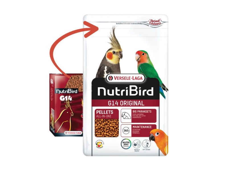 Thức Ăn Cho Vẹt Nutribird G14 Original 1kg