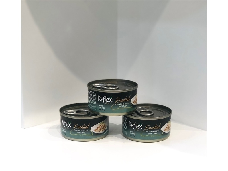 Pate cho mèo Reflex Plus - Adult - Vị gà, cá ngừ - RFK159 - 70g