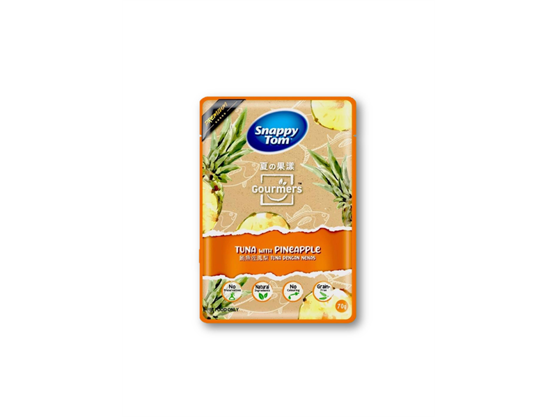 Pate trái cây Snappy Tom - 70gr - Cá ngừ và Dứa