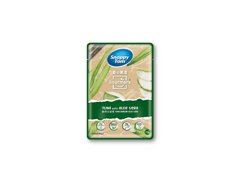 Pate trái cây Snappy Tom - 70gr - Cá ngừ và Nha đam