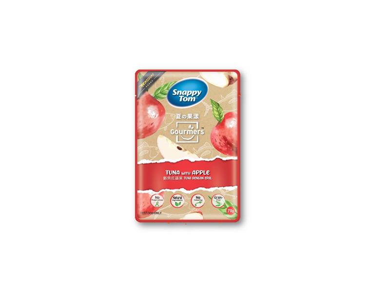 Pate trái cây Snappy Tom - 70gr - Cá ngừ và Táo