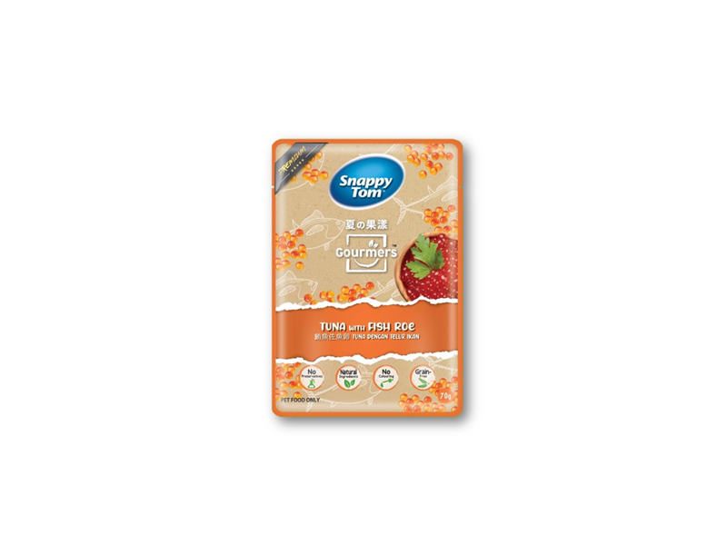 Pate trái cây Snappy Tom - 70gr - Cá ngừ và Trứng cá