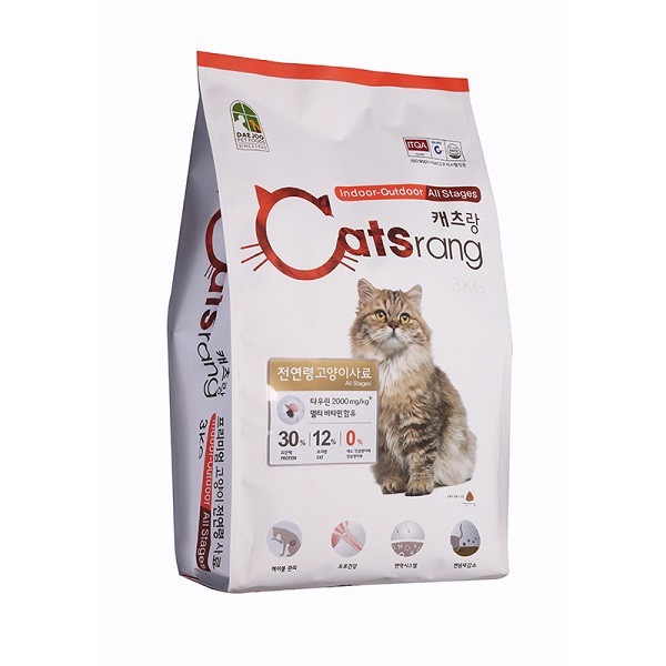 Thức ăn hạt cho mèo CATSRANG Hàn Quốc 400g