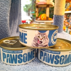 Pate cho mèo Pawsome vị cá ngừ + cá cơm